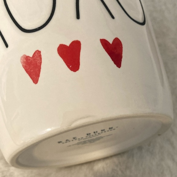 Rae Dunn XOXO Watercolor Hearts Baby Cellar - Picture 9 of 9